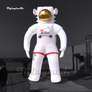white inflatable astronaut model