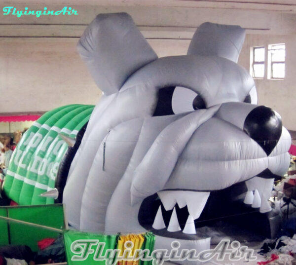 customized inflatable bulldog tunnel