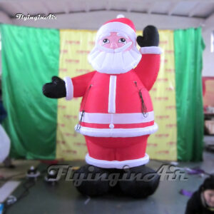 red inflatable santa balloon