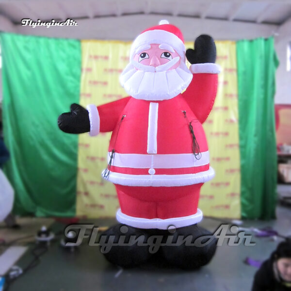 red inflatable santa balloon