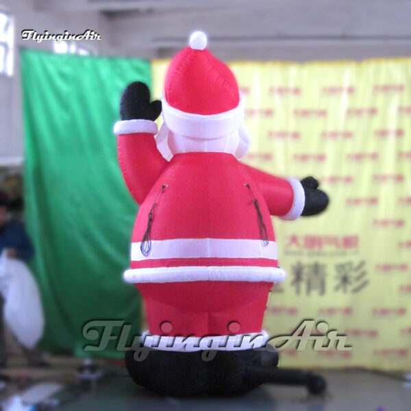 back of 3m inflatable santa balloon