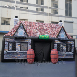 inflatable pub red tiles