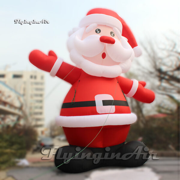 giant inflatable santa for outdoor christmas decoration