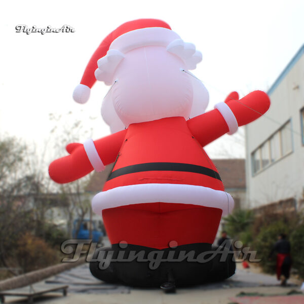 back of giant inflatable santa for outdoor