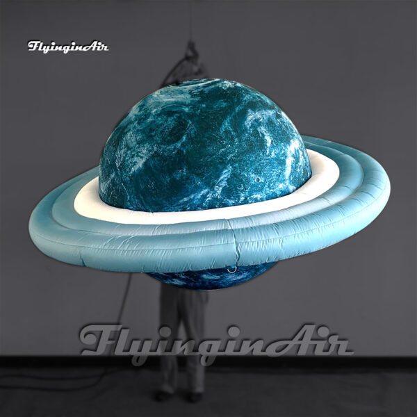 pendent green inflatable planet