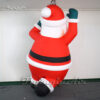 back of hanging inflatable santa claus balloon