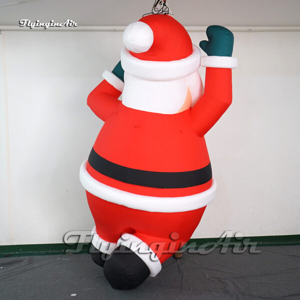 back of hanging inflatable santa claus balloon