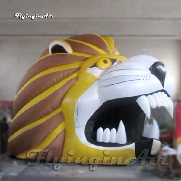 inflatable lion head tunnel