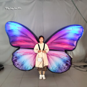 colorful walking led inflatable butterfly wings