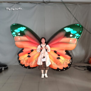 personalized walking inflatable butterfly wings