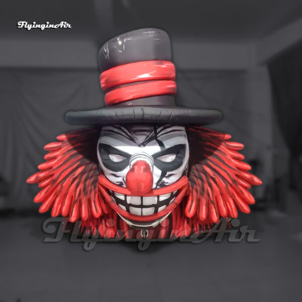 large inflatable evil clown head balloon