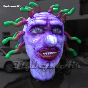 halloween inflatable zombie head