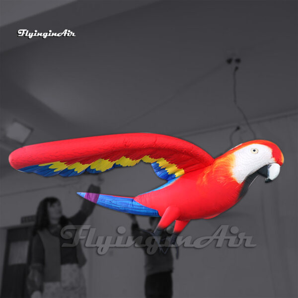 hanging inflatable macaw parrot balloon