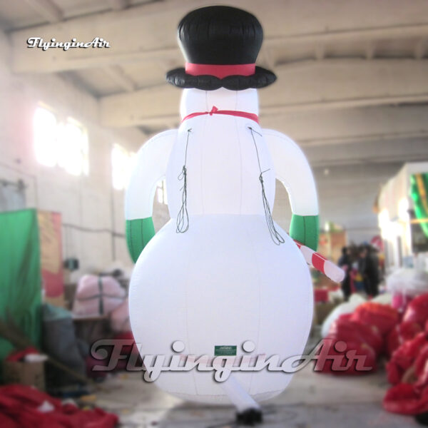 white inflatable snowman model