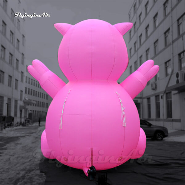 pink inflatable fat pig balloon