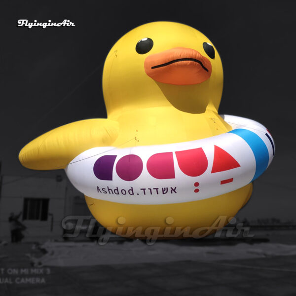 advertising yellow inflatable duck balloon