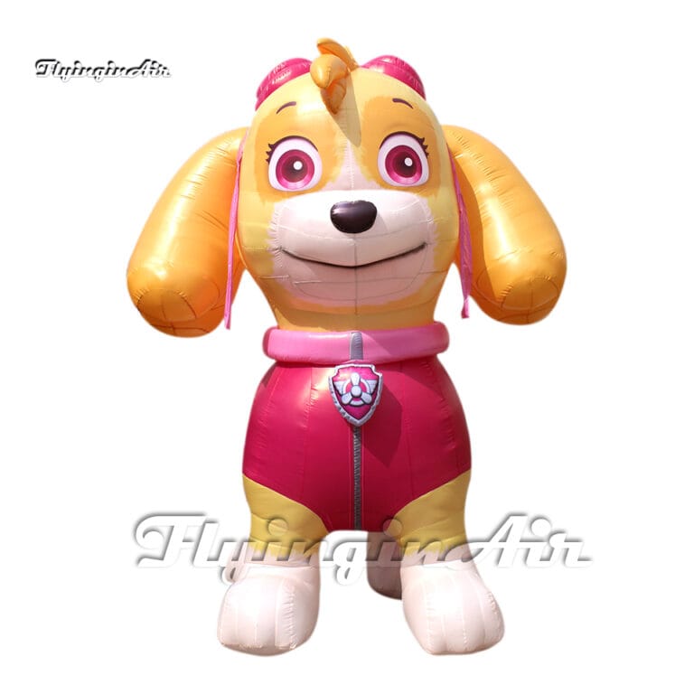4m High Cute Large Advertising Inflatable Cartoon Dog Model Puppy ...