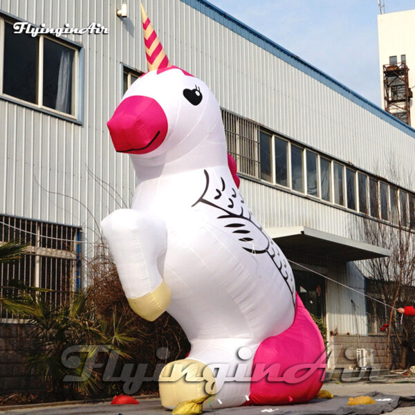 large inflatable unicorn