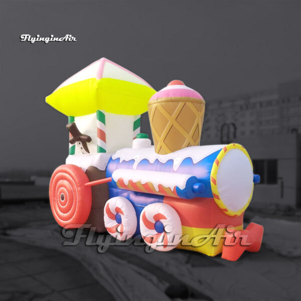 inflatable-christmas-train-model