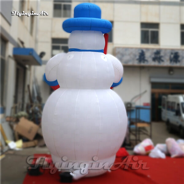 white inflatable snowman model