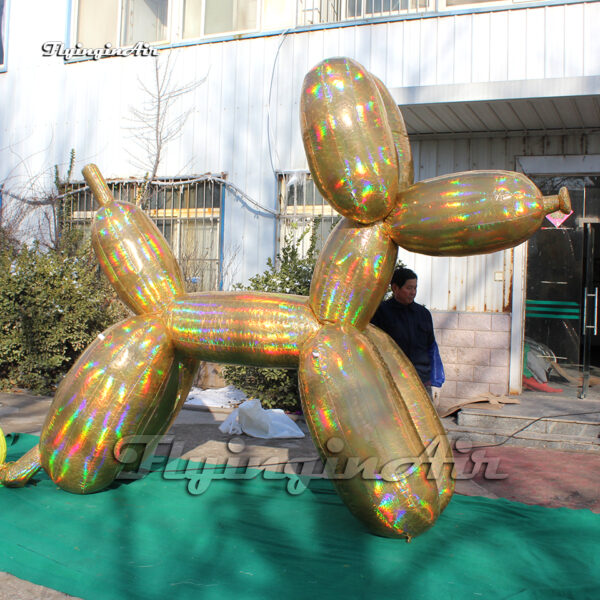 shiny-golden-inflatable-dog-model-balloon