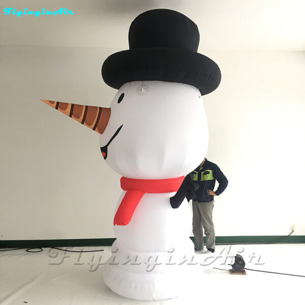 outdoor inflatable snowman replica