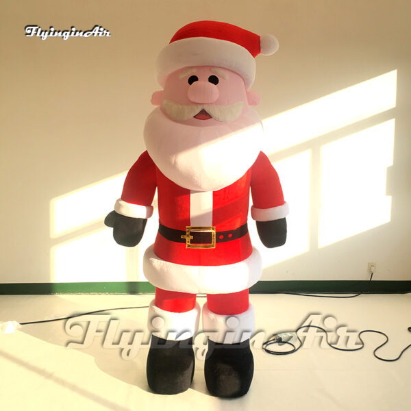 red inflatable santa costume