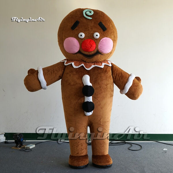 walking inflatable gingerbread man costume