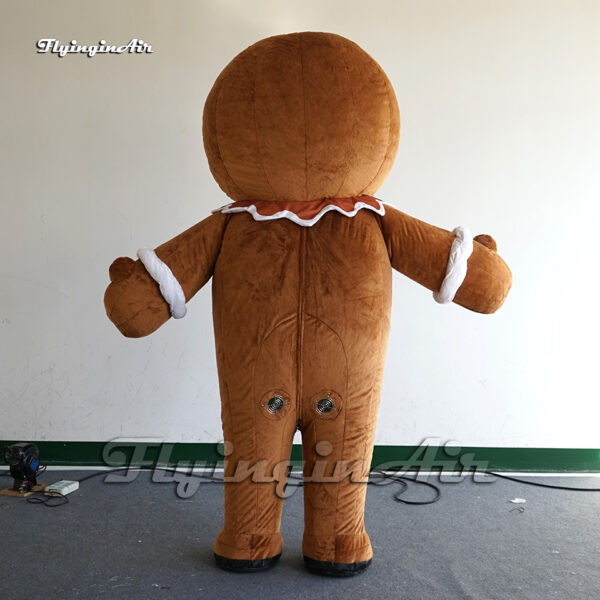 walking blow up gingerbread man suit