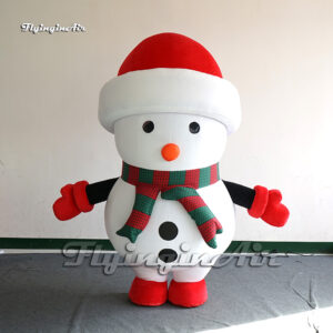 walking inflatable snowman costume