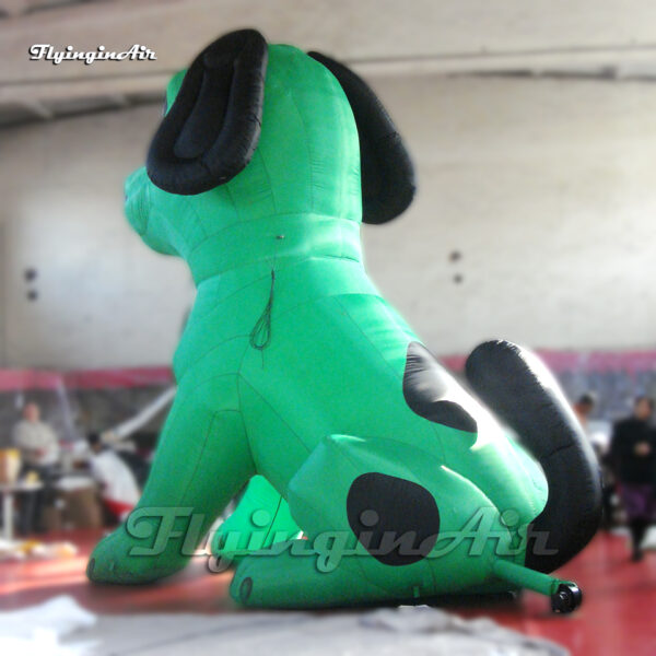 cute-inflatable-dog-model-green-color