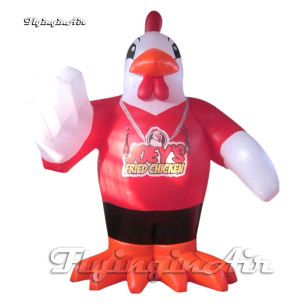 Large-red-advertising-inflatable-chicken-balloon
