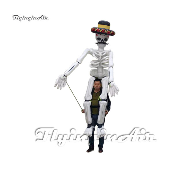 white-walking-inflatable-skeleton-puppet-with-hat