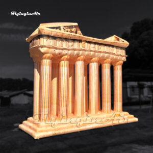 Inflatable Temple Stone Structure replica