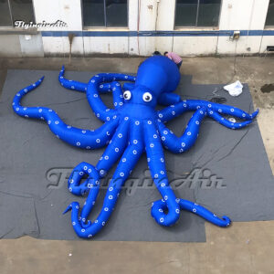 large-blue-inflatable-octopus-on-ground