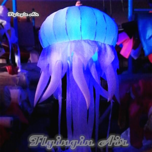 hanging-inflatable-jellyfish-balloon-blue-light