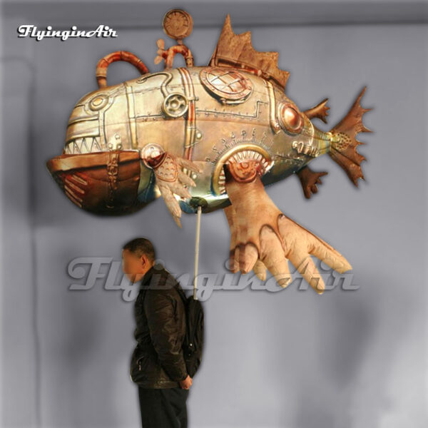 walking-inflatable-mechanical-fish-puppet