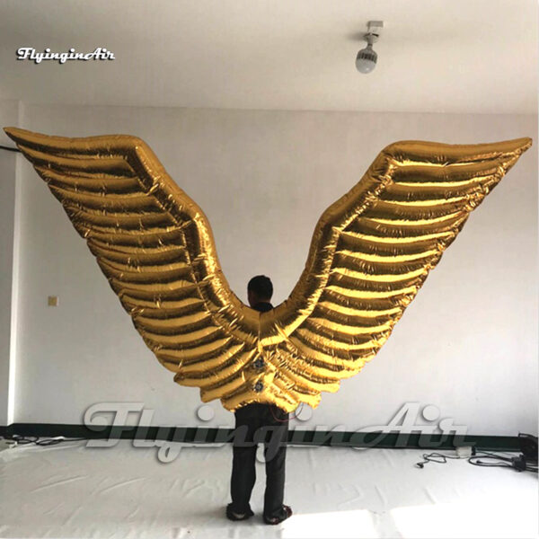 golden-walking-inflatable-angel-wings