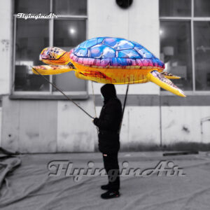 colorful-walking-inflatable-sea-turtle-puppet