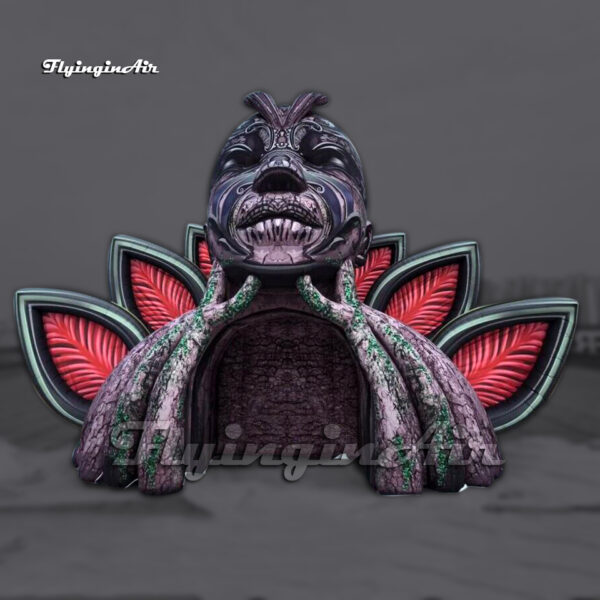 giant inflatable jungle goddess stage decorations with wings