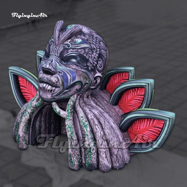 large inflatable goddess with wings for stage decoration