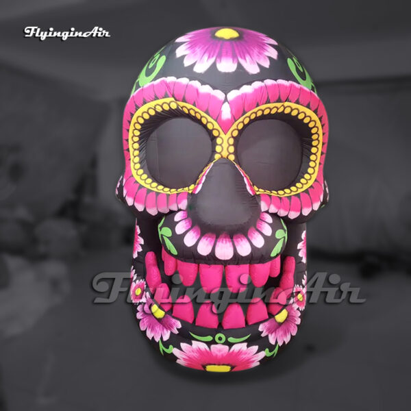 hanging-purple-inflatable-lacatrina-skull