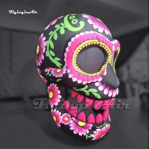 large-purple-inflatable-catrina-skull