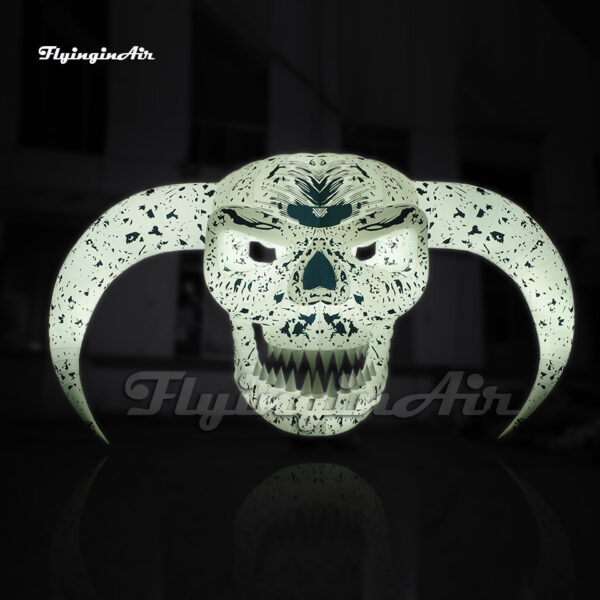 hanging-white-giant-inflatable-skull-model-with-led-light