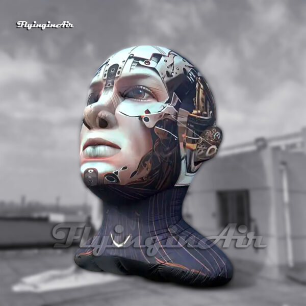 inflatable mechanical human head