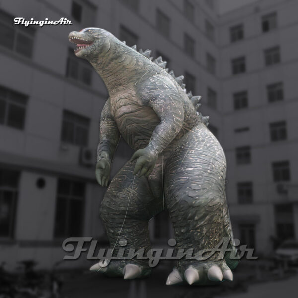 large inflatable godzilla movie character model