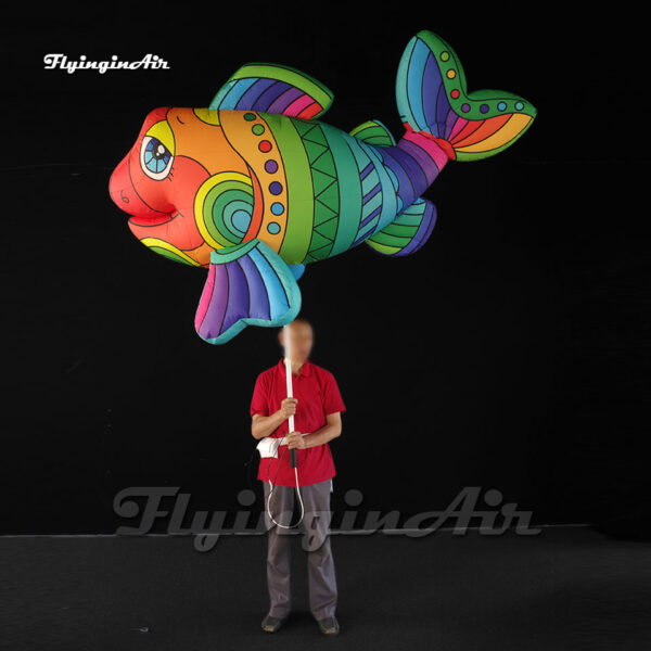 parade marine animal balloon colorful inflatable fish puppet