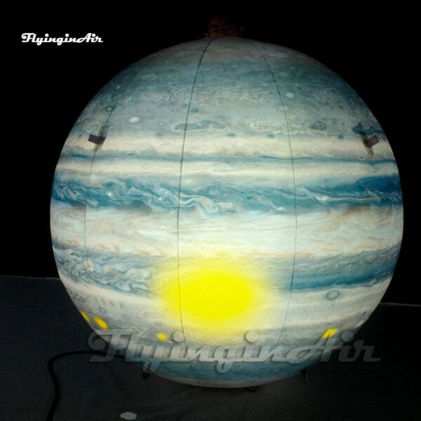 inflatable planet balloon with led light