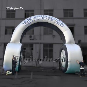 large inflatable headphone arch for stage