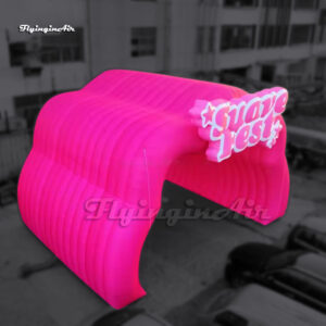 advertising inflatable tunnel pink marquee stage cover tent